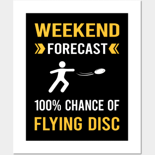 Weekend Forecast Flying Disc Posters and Art